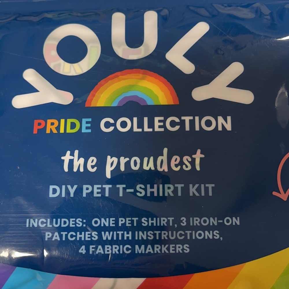 Youly Pride Collection DIY Pet T-Shirt Kit - The Proudest *Benefits Animals*